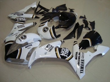 Yamaha R1 04-06 Motorrad Verkleidungen - Schwarzgold Weiß
