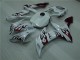 Yamaha R1 04-06 Motorrad Verkleidungen - Weiß Rot Flamme Yamaha R1 04-06 Motorrad Verkleidungen - Weiß Rot Flamme