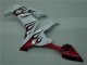 Yamaha R1 04-06 Motorrad Verkleidungen - Weiß Rot Flamme Yamaha R1 04-06 Motorrad Verkleidungen - Weiß Rot Flamme