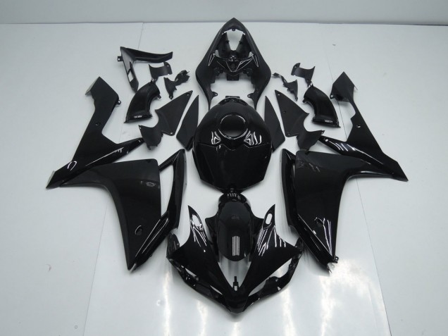 Yamaha R1 07-08 Motorrad Verkleidungen - Glänzend Schwarz Yamaha R1 07-08 Motorrad Verkleidungen - Glänzend Schwarz