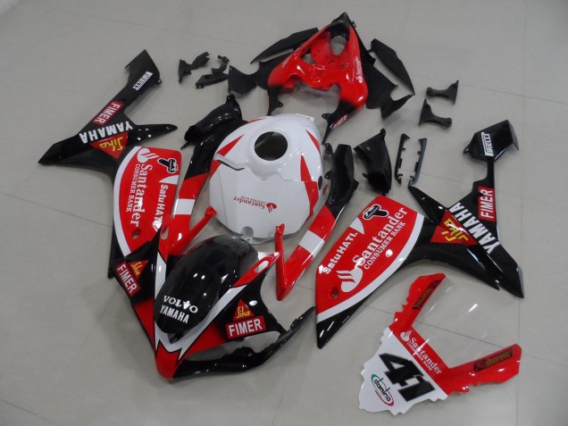 Yamaha R1 07-08 Motorrad Verkleidungen - Rot Schwarz Aufkleber Yamaha R1 07-08 Motorrad Verkleidungen - Rot Schwarz Aufkleber