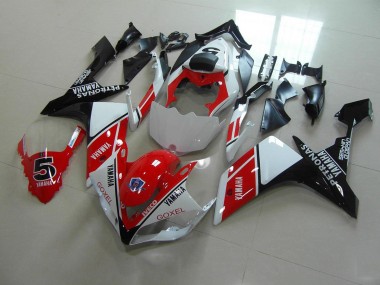 Yamaha R1 07-08 Motorrad Verkleidungen - Rot Weiß Aufkleber