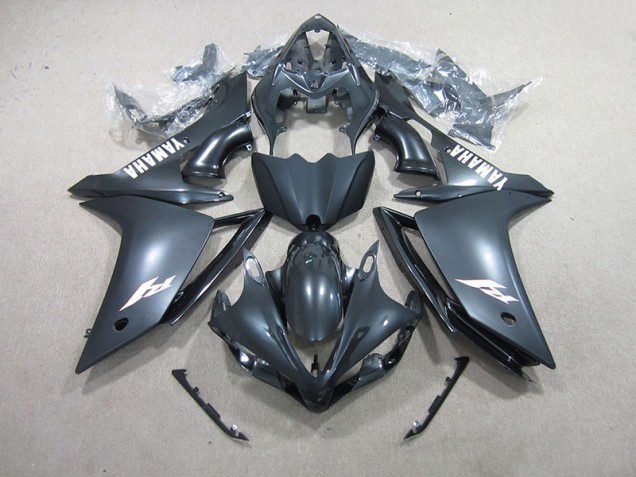 Yamaha R1 07-08 Motorrad Vollverkleidung - Schwarz Weiß Aufkleber Yamaha R1 07-08 Motorrad Vollverkleidung - Schwarz Weiß Aufkleber