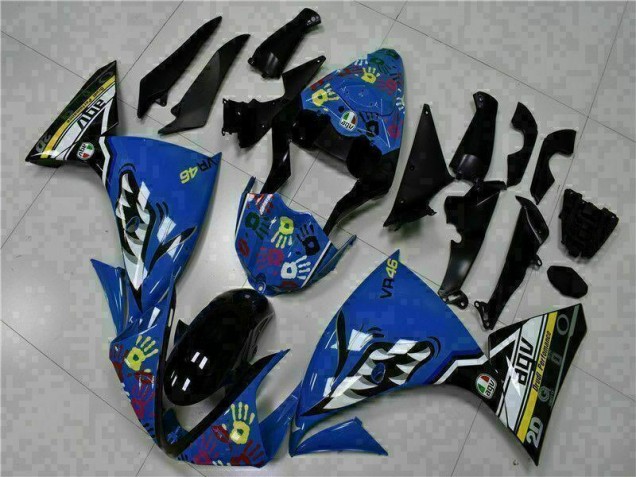 Yamaha R1 09-11 Motorrad Verkleidung - Blau