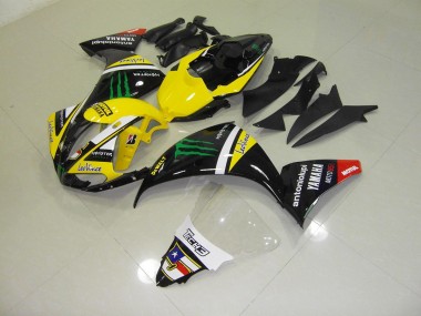 Yamaha R1 09-11 Motorrad Verkleidung - Gelb Monster