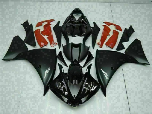 Yamaha R1 09-11 Motorrad Verkleidung - Schwarz Rot Yamaha R1 09-11 Motorrad Verkleidung - Schwarz Rot