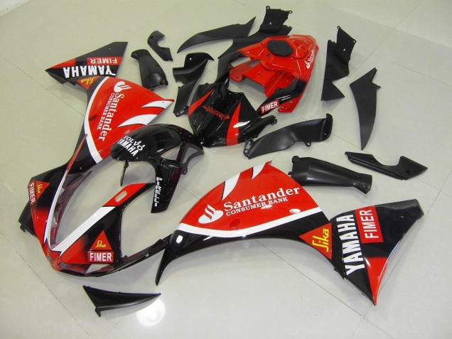 Yamaha R1 09-11 Motorrad Verkleidungen - Rot Schwarz SantUnder Yamaha R1 09-11 Motorrad Verkleidungen - Rot Schwarz SantUnder