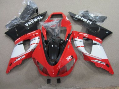 Yamaha R1 09-11 Motorrad Verkleidungen - Rot Schwarz Weiß