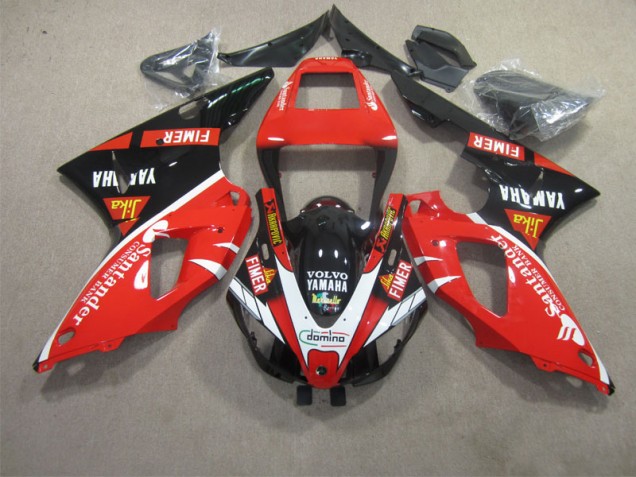 Yamaha R1 09-11 Motorrad Verkleidungen - Rot Schwarz Weiß SantUnder Yamaha R1 09-11 Motorrad Verkleidungen - Rot Schwarz Weiß SantUnder
