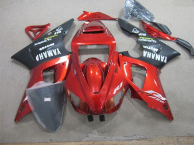 Yamaha R1 09-11 Motorrad Verkleidungen - Rot Weiß