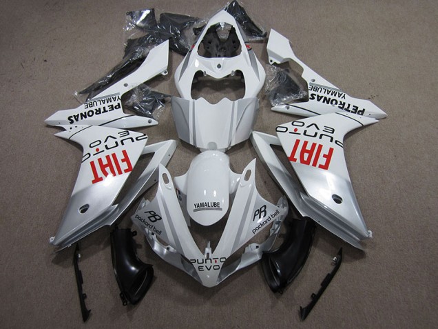 Yamaha R1 09-11 Motorrad Verkleidungen - Weiß Schwarz PB Rot Fiat Yamaha R1 09-11 Motorrad Verkleidungen - Weiß Schwarz PB Rot Fiat