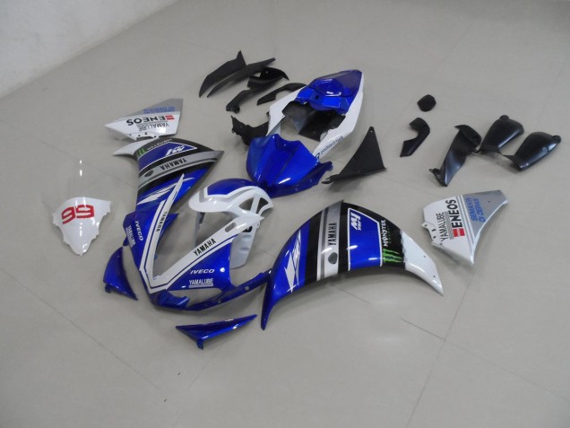 Yamaha R1 09-11 Motorrad Vollverkleidung - Blau Weiß Yamaha R1 09-11 Motorrad Vollverkleidung - Blau Weiß