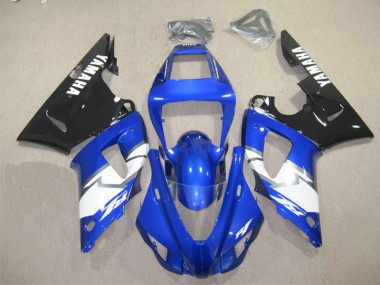 Yamaha R1 12-14 Motorrad Verkleidung - Blau Schwarz Weiß