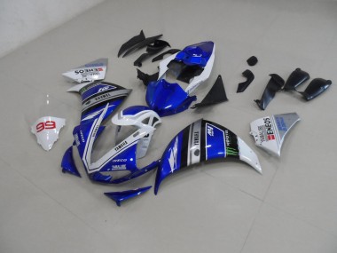 Yamaha R1 12-14 Motorrad Verkleidung - Blau Weiß