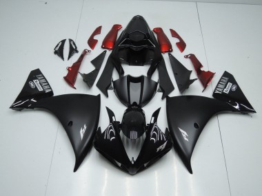 Yamaha R1 12-14 Motorrad Verkleidung - Matt Schwarz