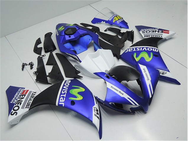 Yamaha R1 12-14 Motorrad Verkleidungen - Blau Weiß Schwarz Yamaha R1 12-14 Motorrad Verkleidungen - Blau Weiß Schwarz