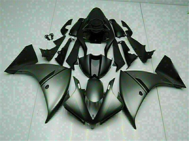 Yamaha R1 12-14 Motorrad Verkleidungen - Grau Schwarz Yamaha R1 12-14 Motorrad Verkleidungen - Grau Schwarz