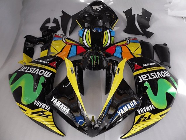 Yamaha R1 12-14 Motorrad Verkleidungen - Rossi Movistar Yamaha R1 12-14 Motorrad Verkleidungen - Rossi Movistar