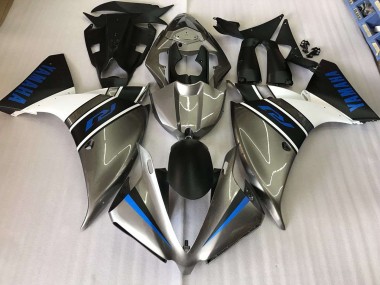 Yamaha R1 12-14 Motorrad Verkleidungen - Silber Blau
