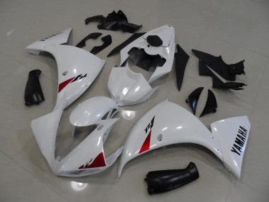 Yamaha R1 12-14 Motorrad Verkleidungen - Weiß Schwarz