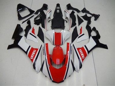 Yamaha R1 15-19 Motorrad Verkleidung - Rot Weiß