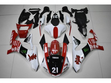 Yamaha R1 15-19 Motorrad Verkleidungen - Rot Schwarz 21
