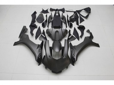 Yamaha R1 15-19 Motorrad Verkleidungen - Schwarz Weiß Aufkleber