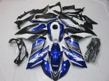 Yamaha R3 15-22 Motorrad Verkleidungen - Monster Blau
