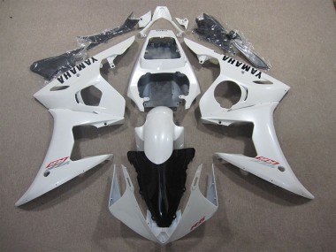 Yamaha R6 03-05 Motorrad Verkleidung - Weiß