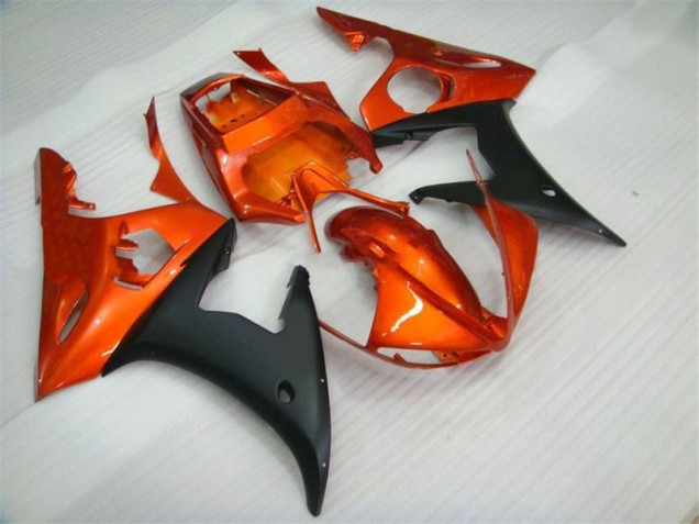Yamaha R6 03-05 Motorrad Verkleidungen - Orange Schwarz Yamaha R6 03-05 Motorrad Verkleidungen - Orange Schwarz