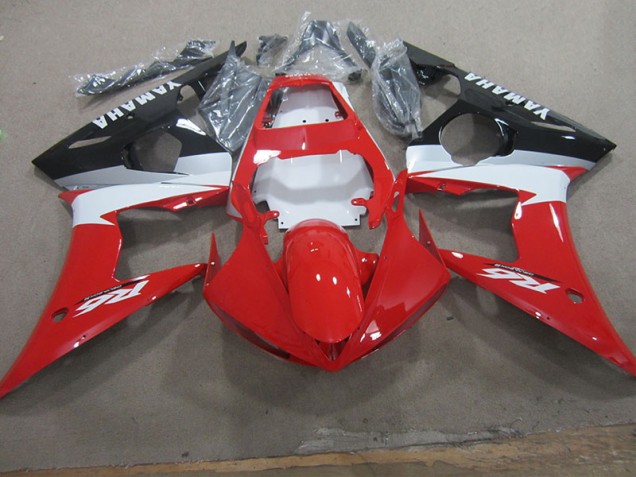 Yamaha R6 03-05 Motorrad Verkleidungen - Rot Weiß Aufkleber Yamaha R6 03-05 Motorrad Verkleidungen - Rot Weiß Aufkleber