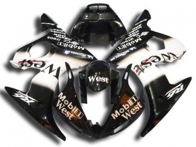 Yamaha R6 03-05 Motorrad Verkleidungen - Schwarz Mobil West Yamaha R6 03-05 Motorrad Verkleidungen - Schwarz Mobil West