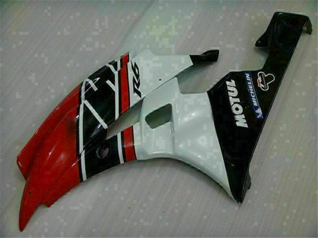 Yamaha R6 06-07 Motor Verkleidung - Rot Weiß Yamaha R6 06-07 Motor Verkleidung - Rot Weiß