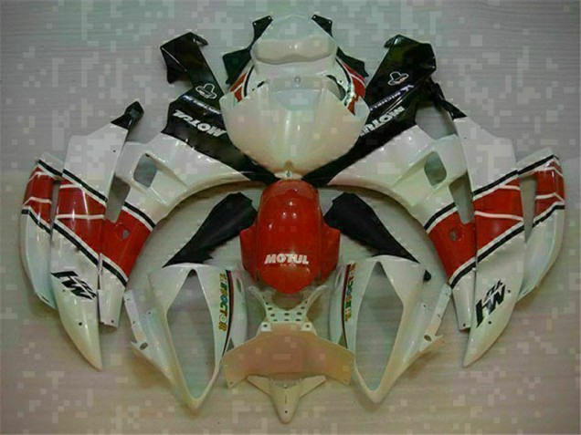 Yamaha R6 06-07 Motorrad Verkleidung - Rot Weiß
