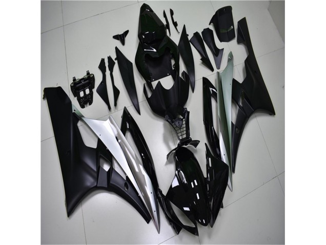Yamaha R6 06-07 Motorrad Verkleidung - Silber Schwarz Yamaha R6 06-07 Motorrad Verkleidung - Silber Schwarz
