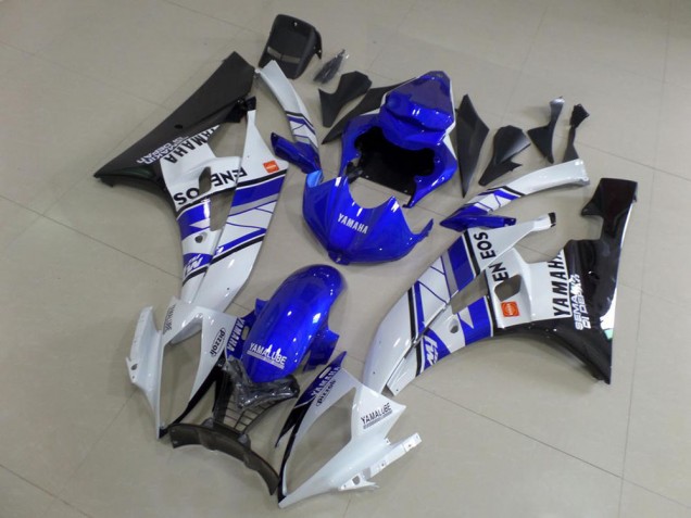 Yamaha R6 06-07 Motorrad Verkleidungen - Blau Blau Weiß ENEOS Yamaha R6 06-07 Motorrad Verkleidungen - Blau Blau Weiß ENEOS