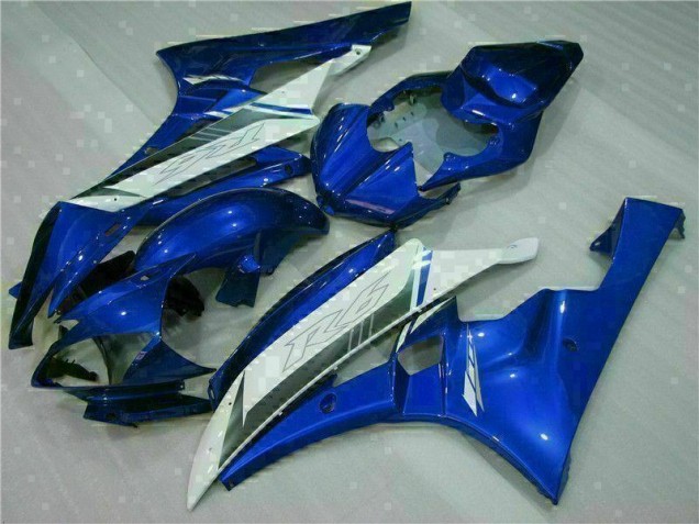 Yamaha R6 06-07 Motorrad Verkleidungen - Blau Weiß Yamaha R6 06-07 Motorrad Verkleidungen - Blau Weiß
