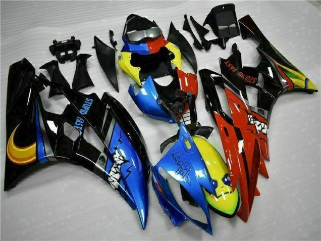 Yamaha R6 06-07 Motorrad Verkleidungen - Gelb Blau Rot Yamaha R6 06-07 Motorrad Verkleidungen - Gelb Blau Rot