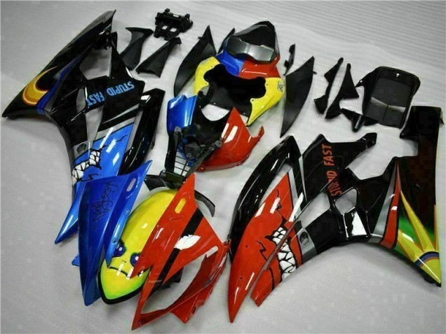 Yamaha R6 06-07 Motorrad Verkleidungen - Gelb Blau Rot Yamaha R6 06-07 Motorrad Verkleidungen - Gelb Blau Rot