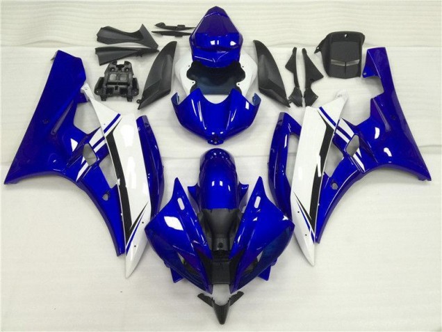 Yamaha R6 06-07 Motorrad Verkleidungen & Plastik - Blau Weiß Yamaha R6 06-07 Motorrad Verkleidungen & Plastik - Blau Weiß
