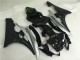 Yamaha R6 06-07 Motorrad Verkleidungen & Plastik - Silber Schwarz Yamaha R6 06-07 Motorrad Verkleidungen & Plastik - Silber Schwarz