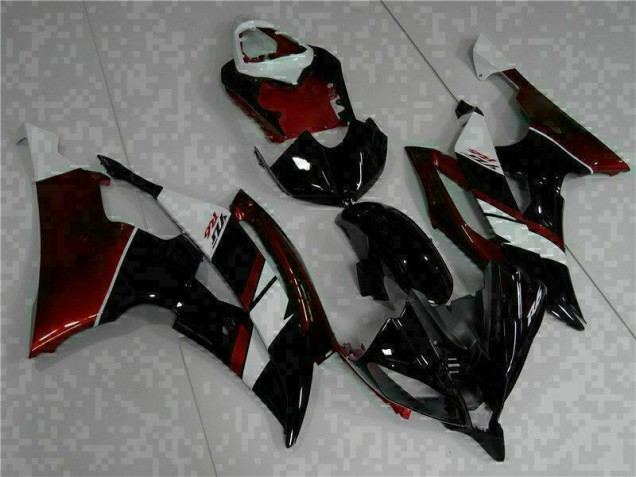 Yamaha R6 08-16 Motor Vollverkleidung - Schwarz