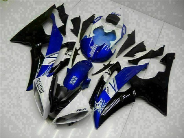 Yamaha R6 08-16 Motorrad Verkleidung - Blau Schwarz Yamaha R6 08-16 Motorrad Verkleidung - Blau Schwarz