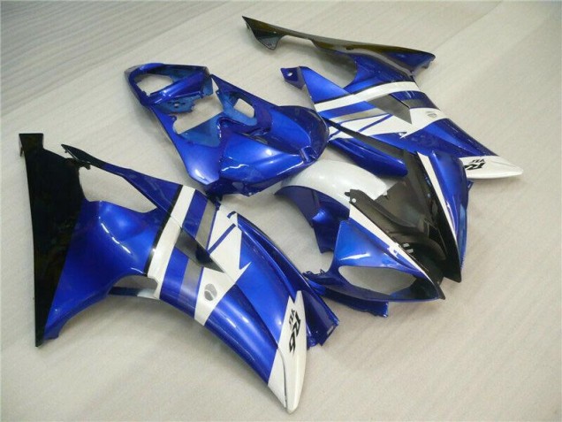 Yamaha R6 08-16 Motorrad Verkleidung - Blau Weiß Schwarz Yamaha R6 08-16 Motorrad Verkleidung - Blau Weiß Schwarz