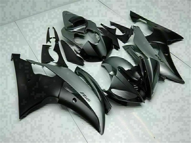 Yamaha R6 08-16 Motorrad Verkleidung - Grau Schwarz Yamaha R6 08-16 Motorrad Verkleidung - Grau Schwarz