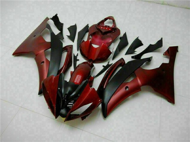 Yamaha R6 08-16 Motorrad Verkleidung - Rot Schwarz Yamaha R6 08-16 Motorrad Verkleidung - Rot Schwarz