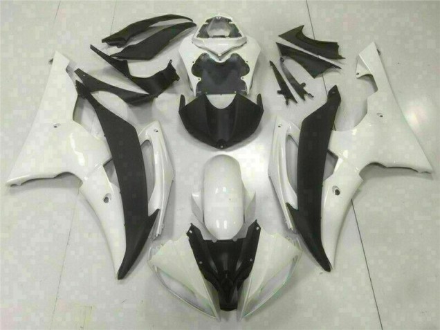 Yamaha R6 08-16 Motorrad Verkleidung - Weiß