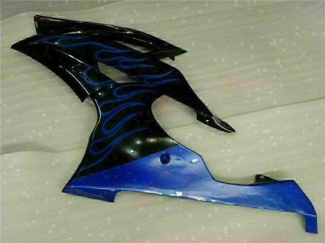 Yamaha R6 08-16 Motorrad Verkleidungen - Blau Flamme Schwarz Yamaha R6 08-16 Motorrad Verkleidungen - Blau Flamme Schwarz