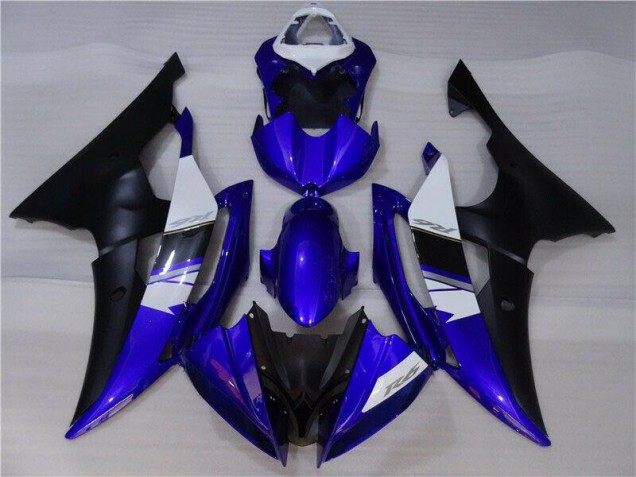 Yamaha R6 08-16 Motorrad Verkleidungen - Blau Schwarz Yamaha R6 08-16 Motorrad Verkleidungen - Blau Schwarz