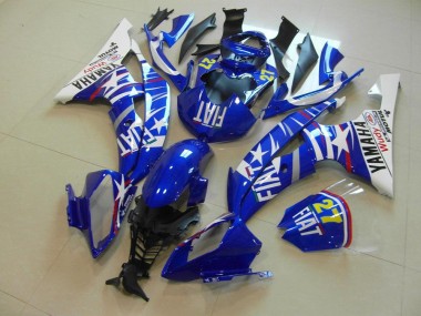 Yamaha R6 08-16 Motorrad Verkleidungen - Blau Star Fiat